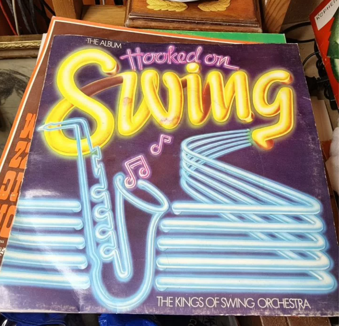 Винтажная пластинка.Swing Hooked on Swing